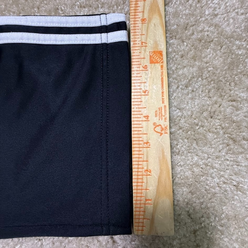 Vintage Adidas Track Pants Mens XL Black 3 Stripe Full Side Tear Away Snap Off - Picture 7 of 8